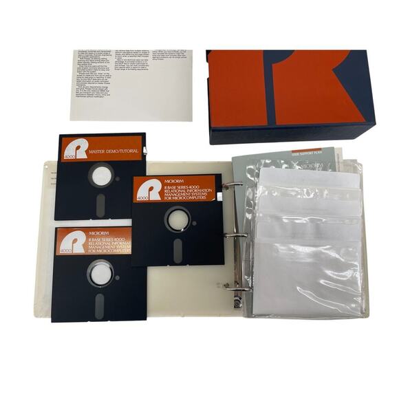 Vintage Microrim R:BASE Series 4000 Database Software for IBM PC MS-DOS - Picture 3 of 6